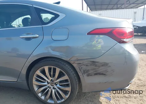 2015 Hyundai Genesis 5.0 from USA, damaged, VIN KMHGN4JF8FU028653